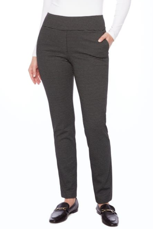 Up! Checker Jacquard Slim Ankle Pant | 68273UP