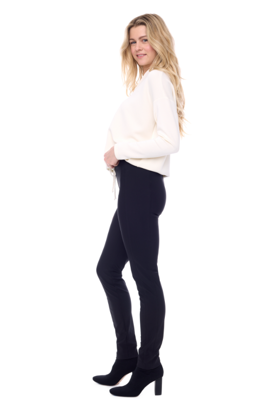 Up! Precision Ponte Full Length Slim Pant | Black | 67927UP