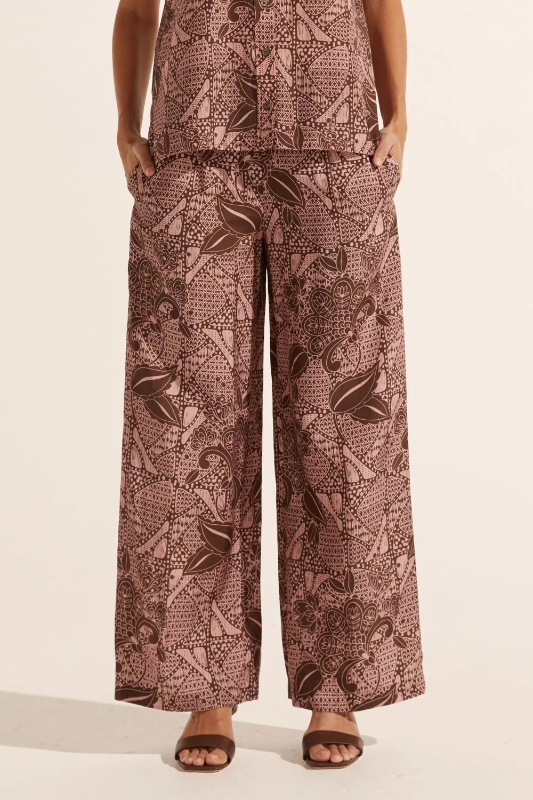 Zoe Kratzmann Breeze Pants Cacao Batik