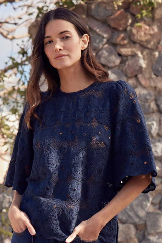 Zoe Kratzmann Intonation Top | Midnight