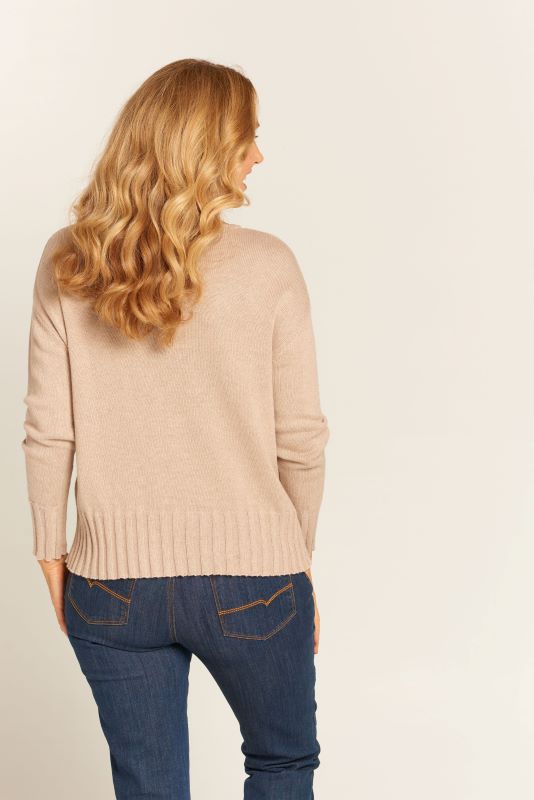 Goondiwindi Cotton Rib Hem Cotton Jumper