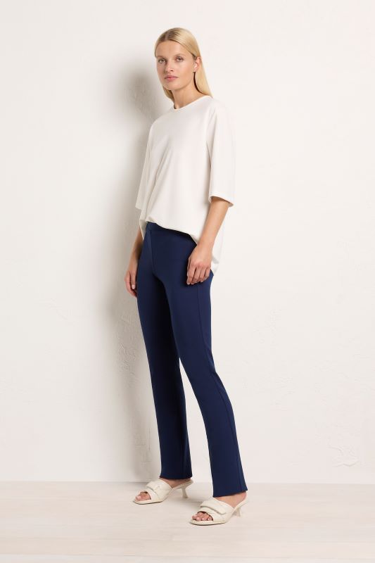 Mela Purdie Slim Leg Pant | Polished Ponte | Denim