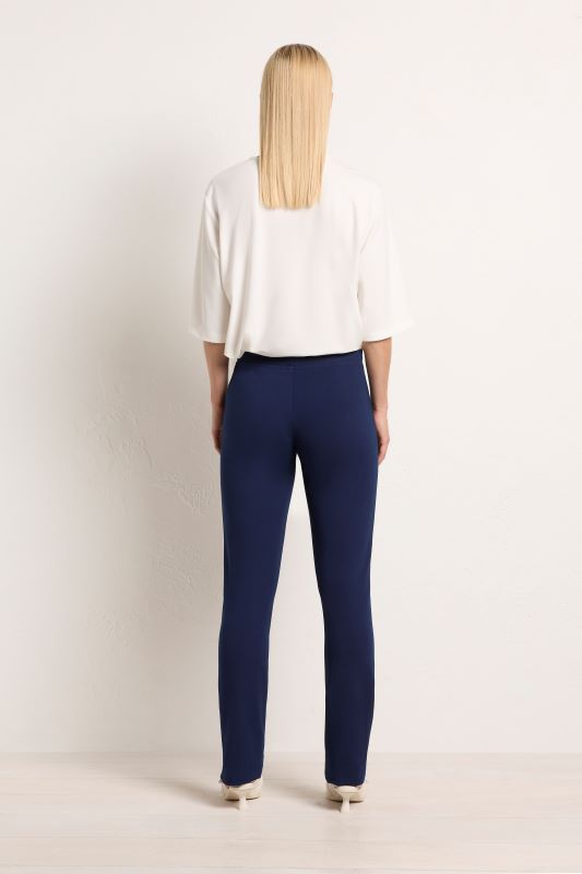 Mela Purdie Slim Leg Pant | Polished Ponte | Denim