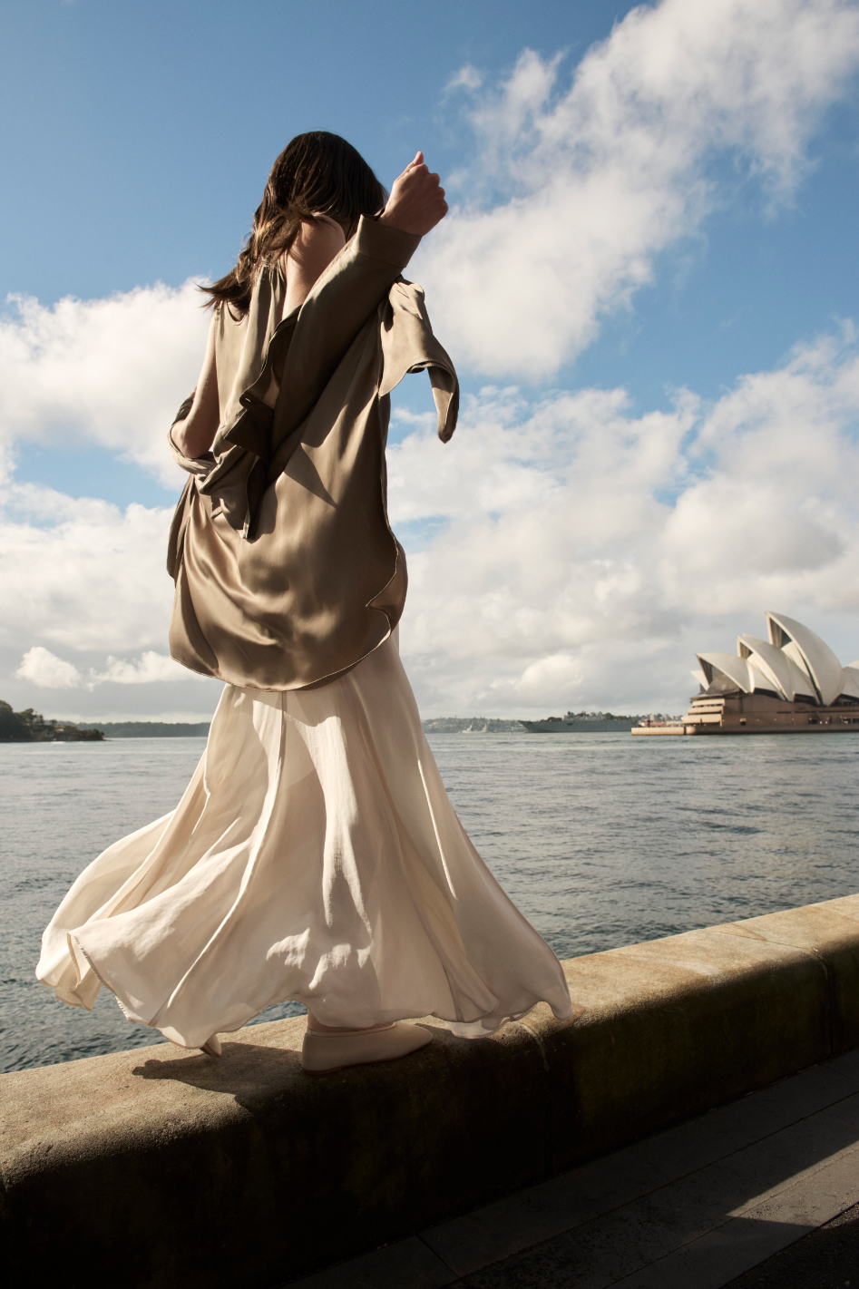 Signature Mela Purdie Tulle Skirt in Shell