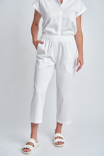 Load image into Gallery viewer, Cloth Paper Scissors Front Pocket Cotton Pants in White
