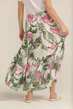 Load image into Gallery viewer, Cloth Paper Scissors Lili Skirt in Pink Palm Print Back Image
