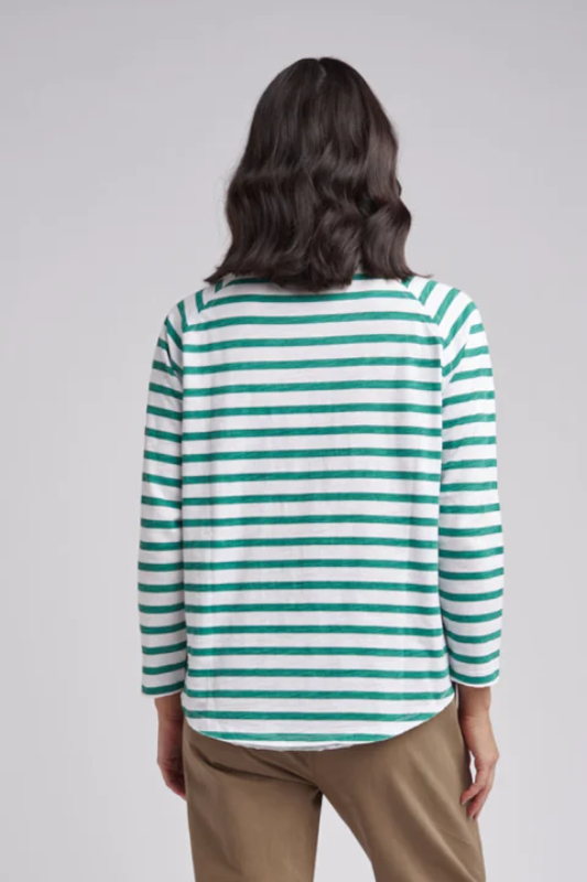 Cloth Paper Scissors Raglan Stripe Tee