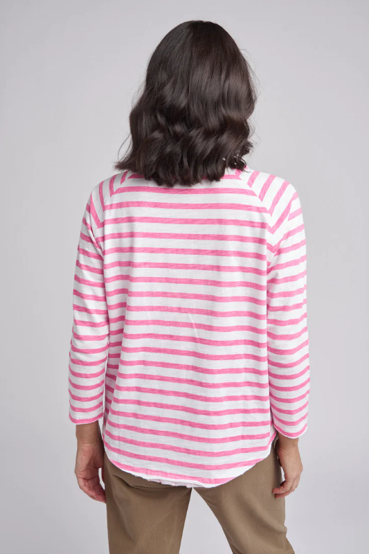 Cloth Paper Scissors Raglan Stripe Tee