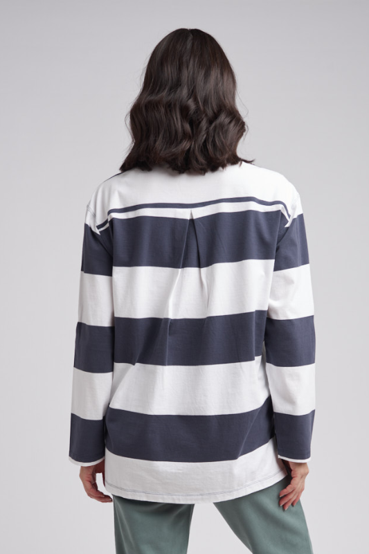Cloth Paper Scissors Stripe Boyfriend Rugby