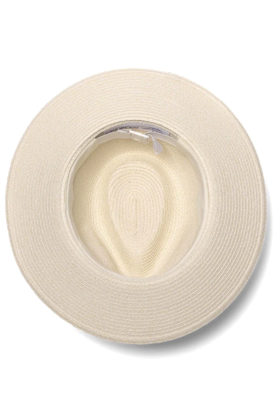 Canopy Bay Chicago Hat | Ivory/Black | by Deborah Hutton