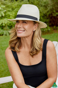 Canopy Bay Clarence Hat | Glazed Straw | Ivory | By Deborah Hutton