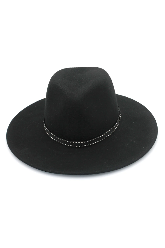 Canopy Bay Franklin Hat | Wool Felt | Black