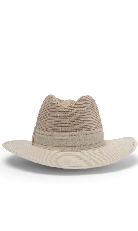 Canopy Bay Peta Hat | Mixed Camel/Ivory| by Deborah Hutton