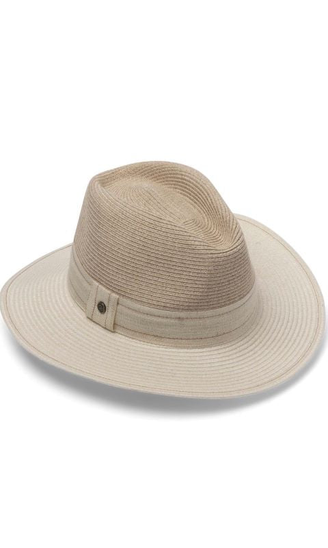 Canopy Bay Peta Hat | Mixed Camel/Ivory| by Deborah Hutton