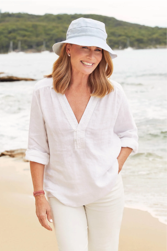 Canopy Bay Tilba Hat | Light Blue | by Deborah Hutton