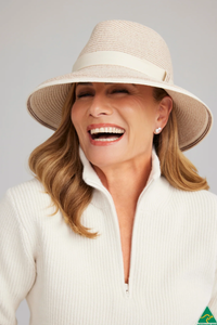 Canopy Bay Torquay Hat | Mix Camel | by Deborah Hutton
