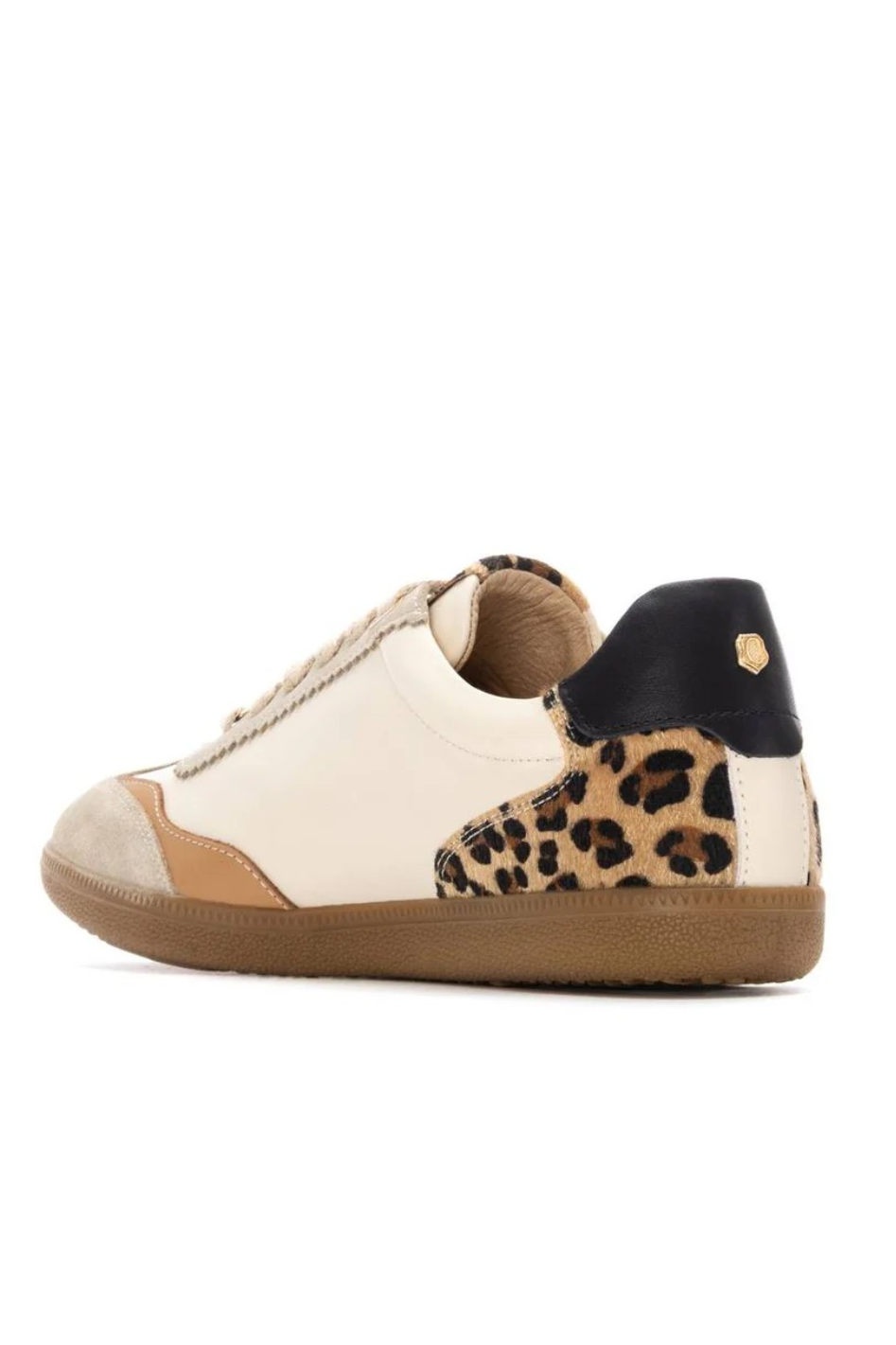 Carmela Leather Sneaker | Beige Leopard | 162640