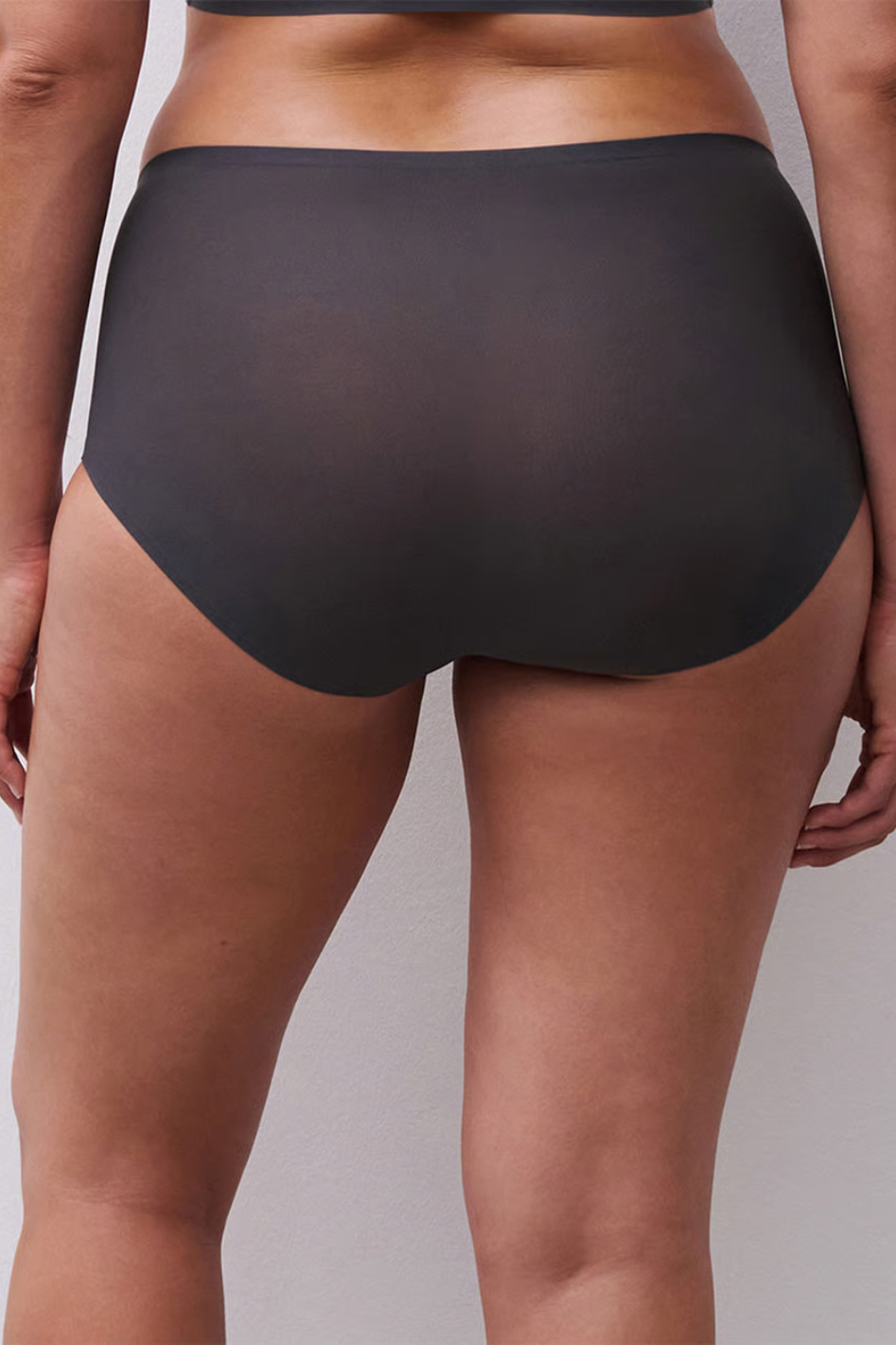 Chantelle Soft Stretch High Waisted Brief in Carbon