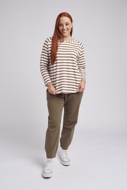 Cloth Paper Scissors Raglan Stripe Tee