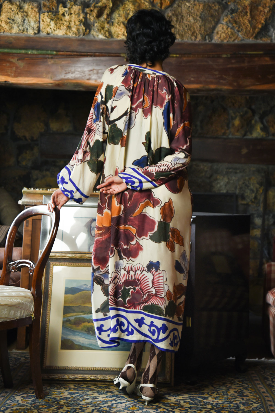 Cooper Button on Point Dress | Porcelain Palette | by Trelise Cooper