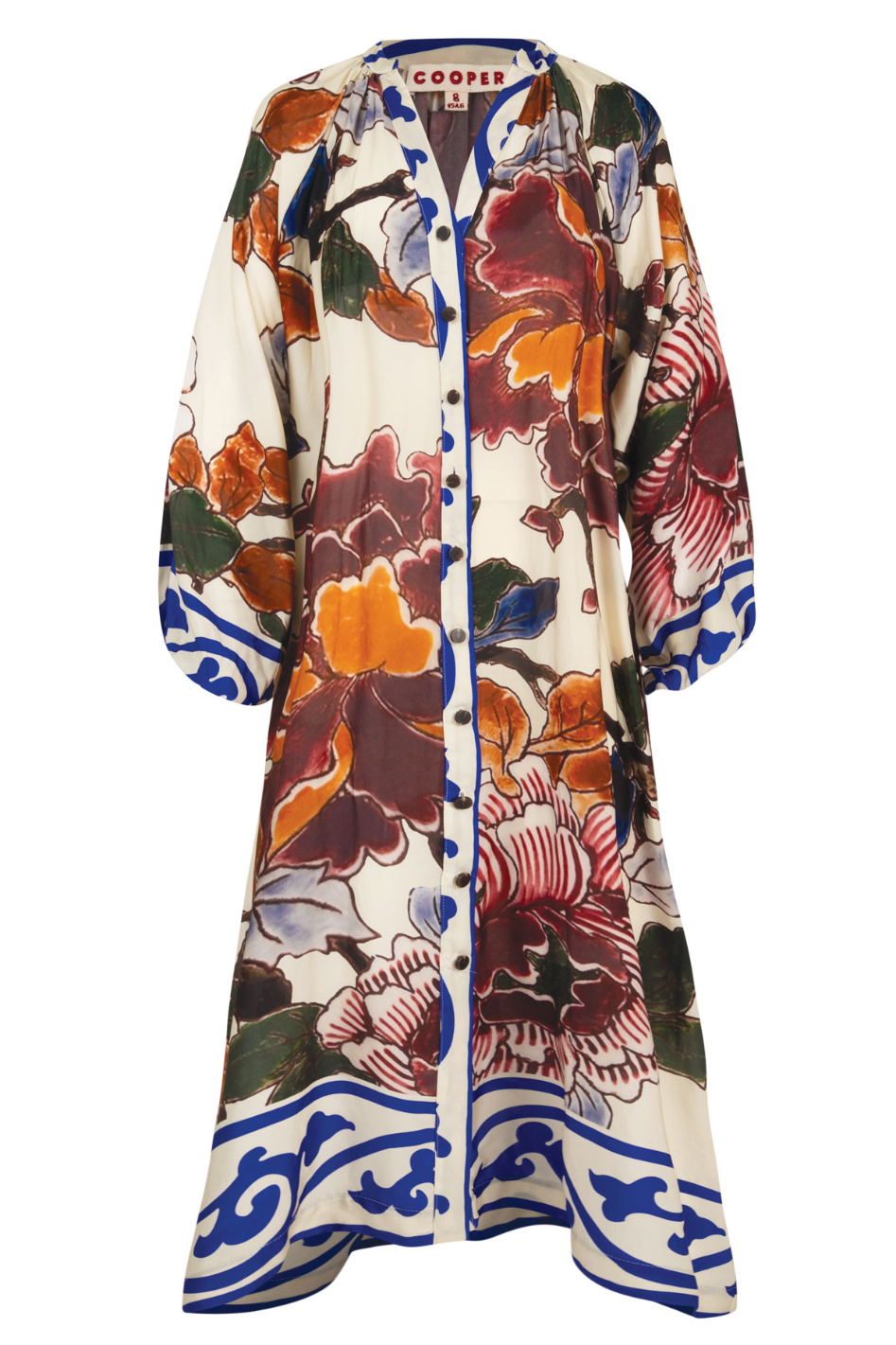 Cooper Button on Point Dress | Porcelain Palette | by Trelise Cooper