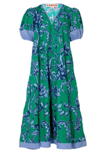 Load image into Gallery viewer, Cooper Puff and Ready Dress in Green Floral By Trelise Cooper
