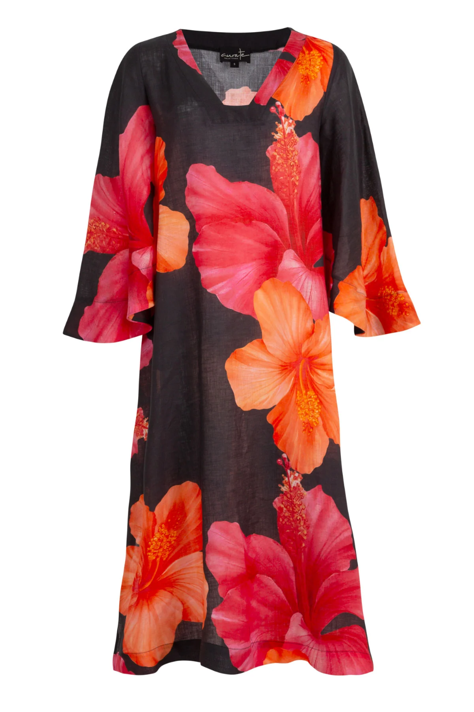 Curate A Fine Drop Dress in Bloom Town Linen By Trelise Cooper
