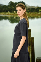 Load image into Gallery viewer, Curate Bow&#39;tiful Day Top | Black | By Trelise Cooper

