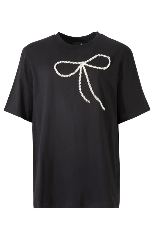 Curate Bow'tiful Day Top | Black | By Trelise Cooper