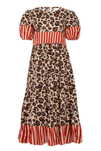 Load image into Gallery viewer, Curate Dreaming of Summer Dress in Leopard Print
