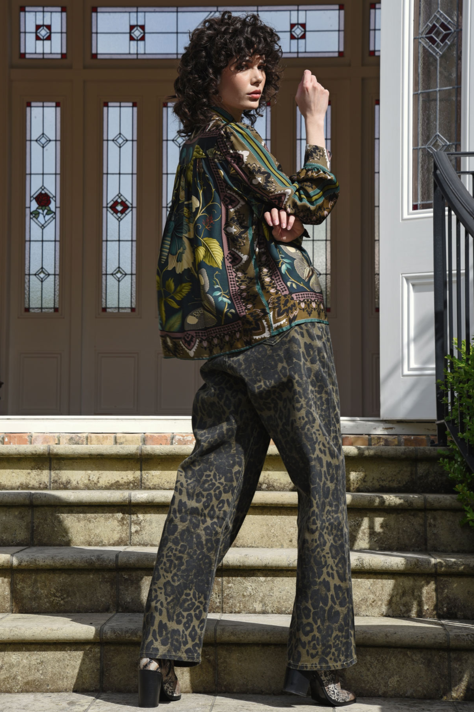 Curate Kick Back Jean | Leopard | by Trelise Cooper