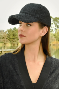 Curate No Cap Hat | Black | by Trelise Cooper