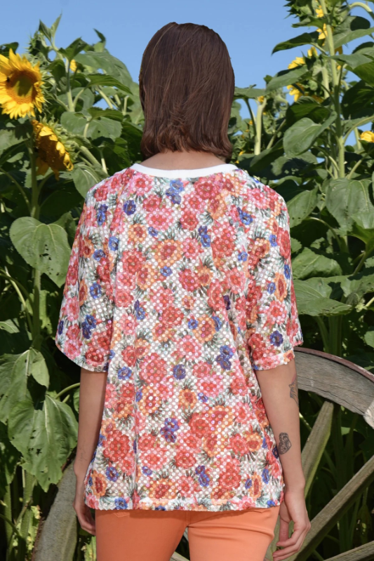 Curate Picture Perfect Top | Floral Sequins | By Trelise Cooper