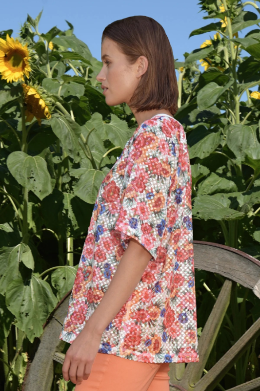 Curate Picture Perfect Top | Floral Sequins | By Trelise Cooper