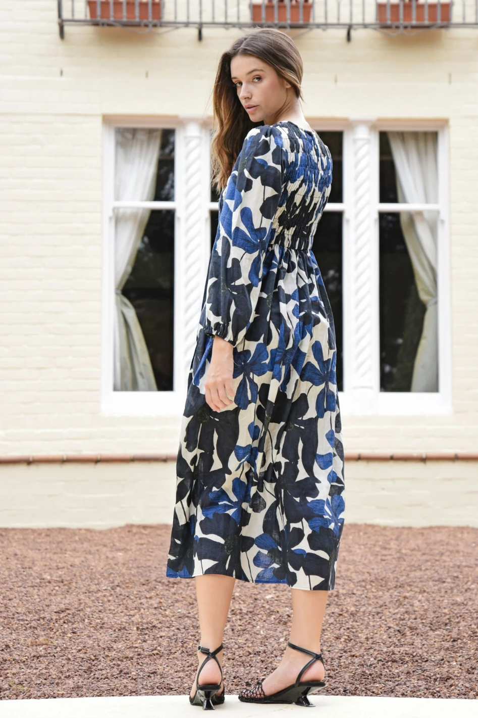 Curate Romance is Shirring Dress | Grow Wild | by Trelise Cooper