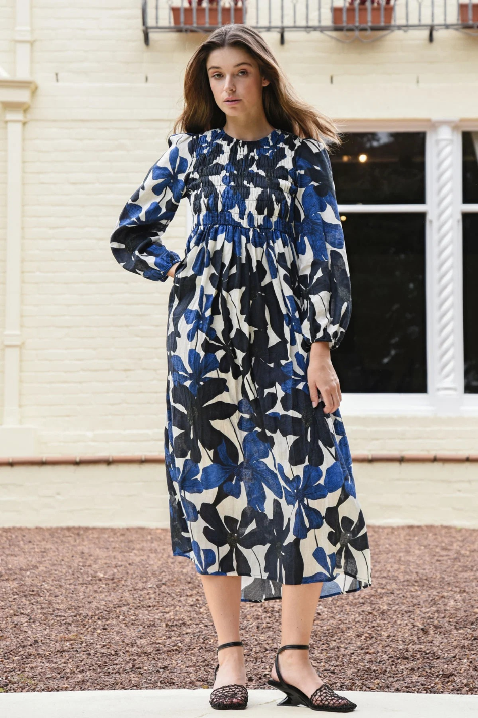 Curate Romance is Shirring Dress | Grow Wild | by Trelise Cooper