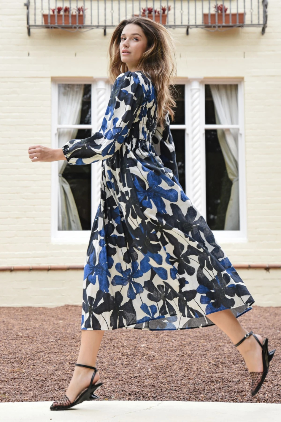 Curate Romance is Shirring Dress | Grow Wild | by Trelise Cooper