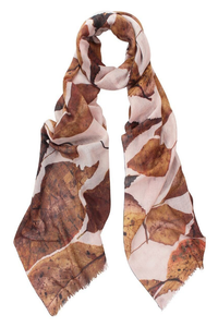 D-Lux Autumn Pure Merino Wool Scarf | Tobacco