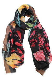 D-Lux Garden Botanic Lightweight Pure Micromodal Scarf | Multi