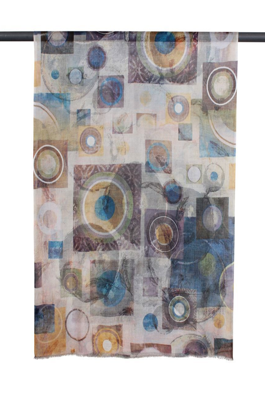 D-Lux Metropole Abstract Pure Lightweight Micromodal Scarf | Natural