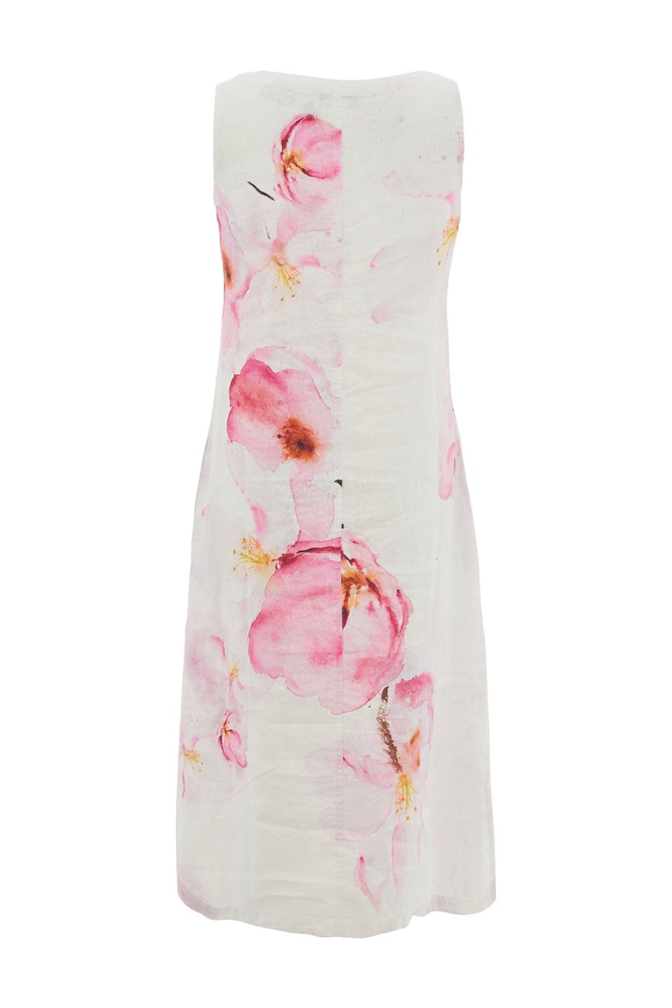 Dolcezza 'Colours of the Spring' Linen Sleeveless Dress