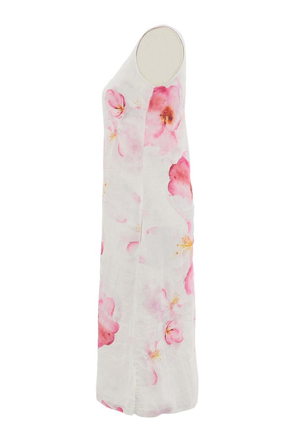 Dolcezza 'Colours of the Spring' Linen Sleeveless Dress
