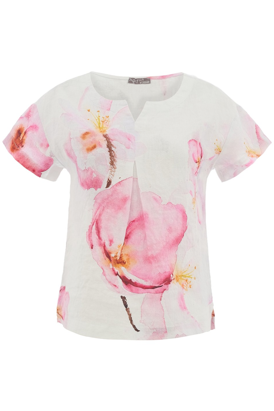 Dolcezza 'Colours of the Spring' Linen Top