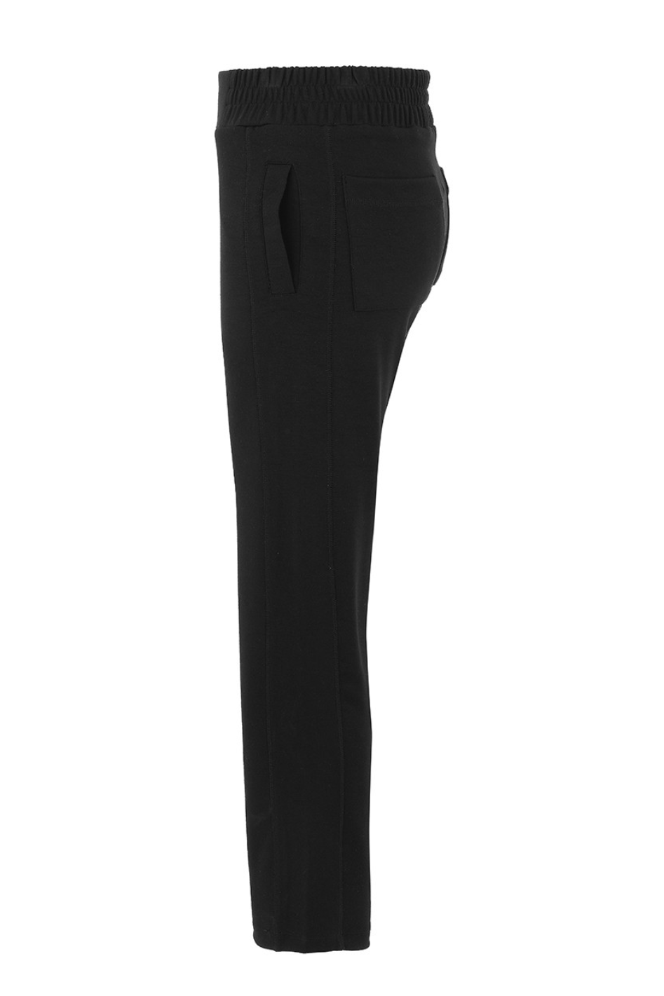 Dolcezza Elastic Waist Pull On Trouser in Black