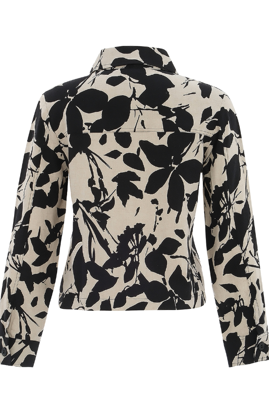 Dolcezza 'Garden in the Moonlight' Linen Mix Button Jacket