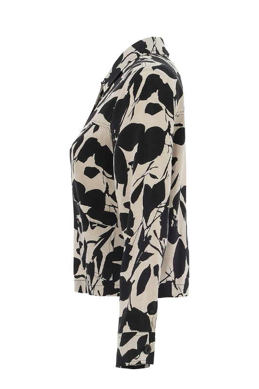 Dolcezza 'Garden in the Moonlight' Linen Mix Button Jacket