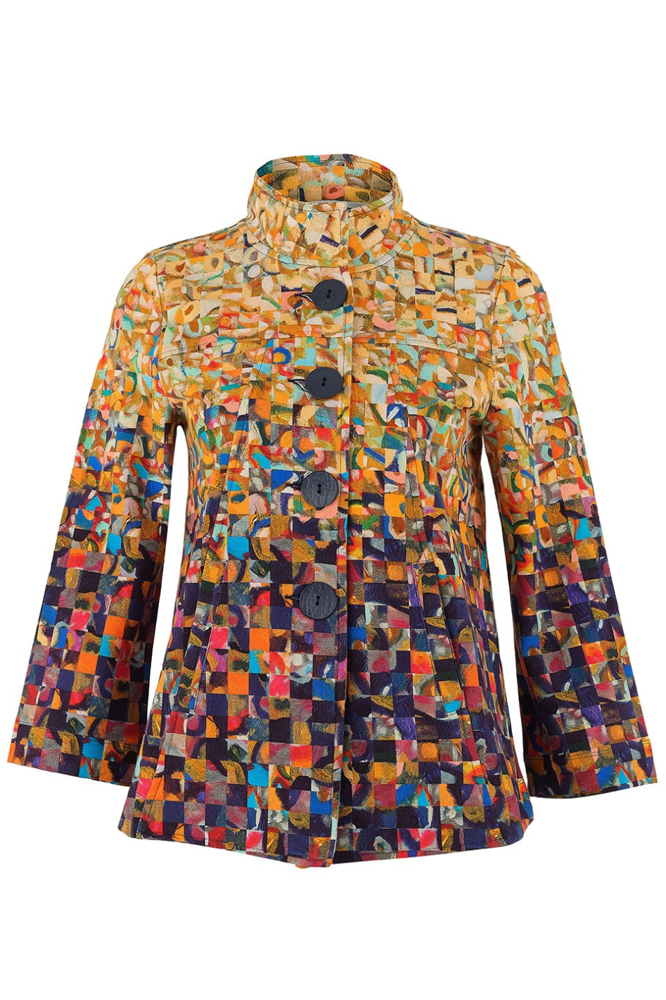 Dolcezza 'Jennifer Lommers' Gold Rubble Knit Jacket 