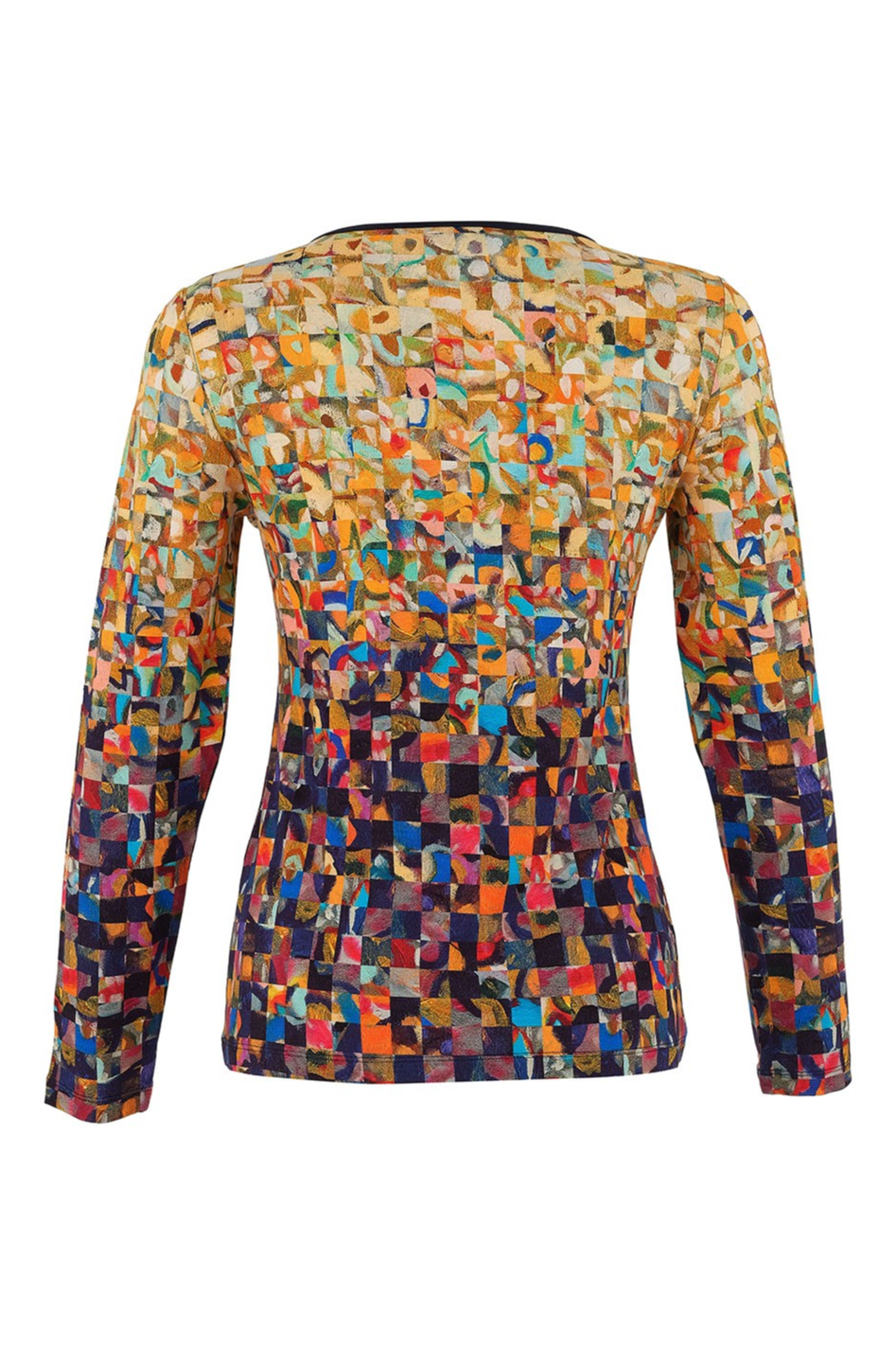 Dolcezza 'Jennifer Lommers' Gold Rubble Print Top
