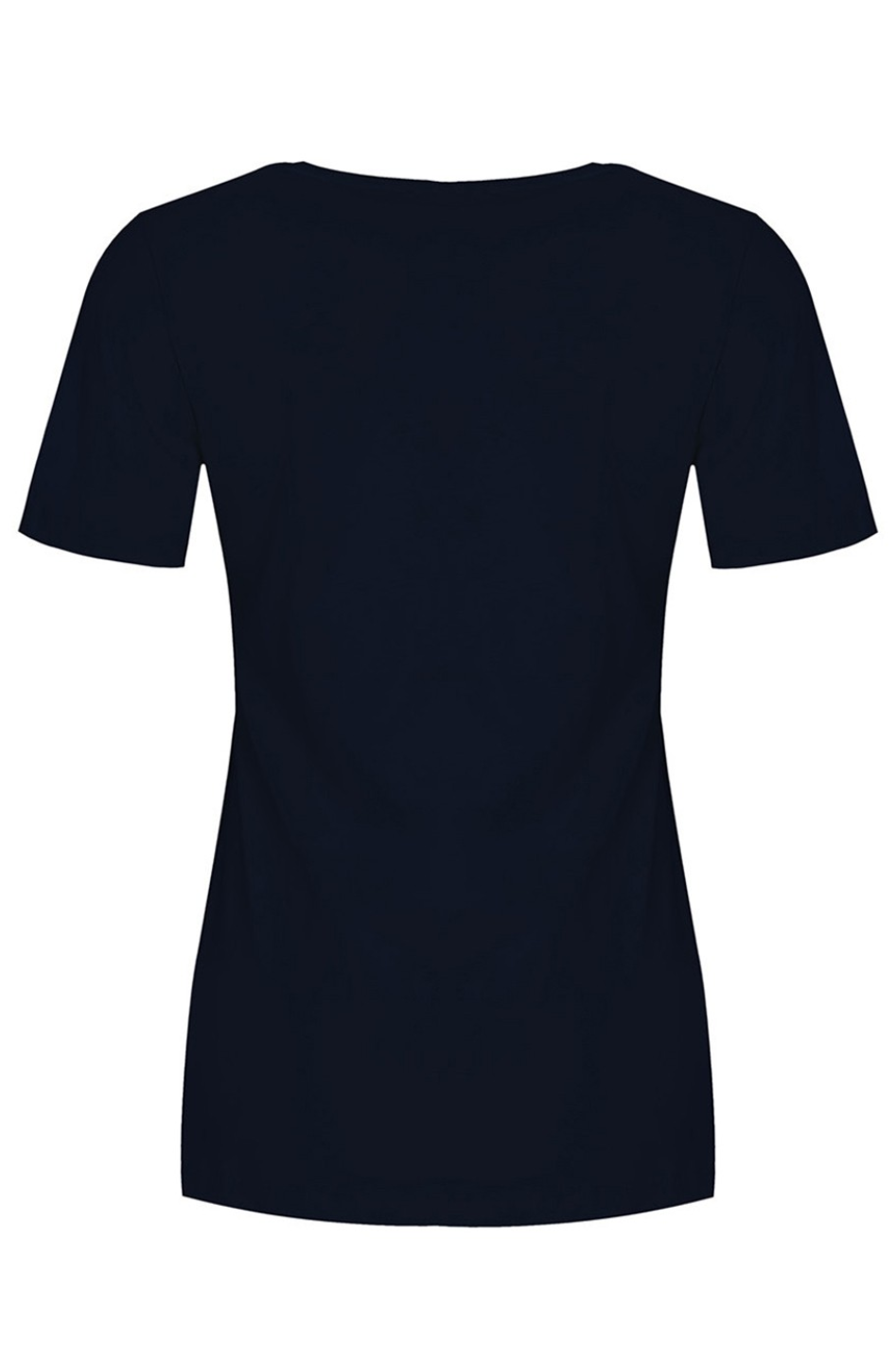 Dolcezza Jersey V-Neck Tee in Navy