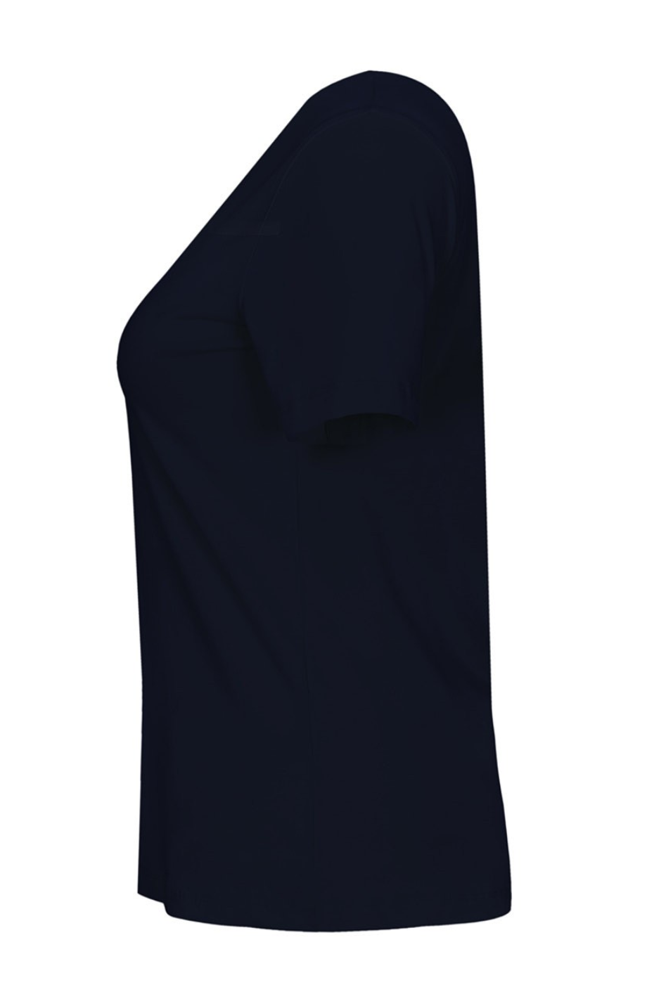 Dolcezza Jersey V-Neck Tee in Navy